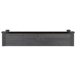 vidaXL Lit surélevé de jardin doublure 120x45x25 cm bois massif sapin