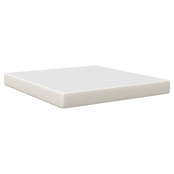 vidaXL Matelas à ressorts ensachés Crème 180x200x20 cm Medium Ferme Tissu