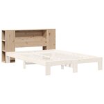 vidaXL Tête de lit avec rangement 135 cm bois massif de pin