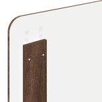 vidaXL Tête de lit Chêne brun 80 cm Bois d'ingénierie