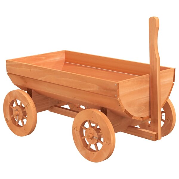 vidaXL Chariot décoratif 70x43x54 cm bois massif de sapin