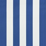 Vidaxl auvent de bistro 200x120 cm bleu et blanc