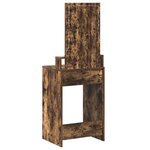 vidaXL Table de Toilette Marron 50 x 41 x 140 cm Bois d'ingénierie