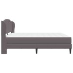 vidaXL Cadre de lit avec tête de lit Gris 180 x 200 cm Simili cuir