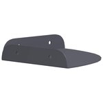 vidaXL Étagère Flottante d'Angle 4 pc Anthracite 15 x 15 x 2 cm