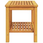 vidaXL Table basse 70x40x45 cm en bois d'acacia massif