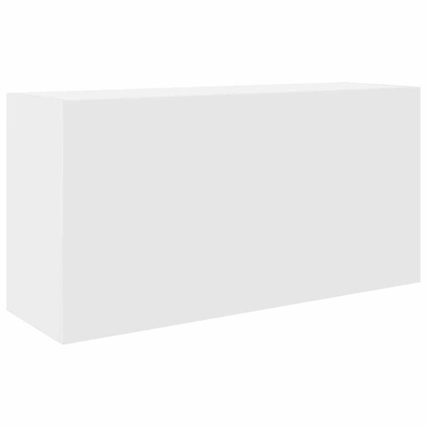 vidaXL Armoire murale de bain blanc 80x25x40 cm bois d'ingénierie