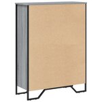vidaXL Bibliothèque sonoma gris 80x31x106 cm bois d'ingénierie