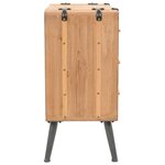vidaXL Armoire à tiroirs bois de sapin massif 91x35x73 cm