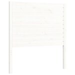 vidaXL Cadre de lit sans matelas blanc bois de pin massif