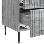 vidaXL Cabinet de chevet 2 Pièces Sonoma gris 43 x 34 5 x 47 5 cm