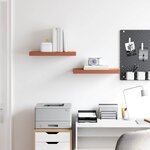 vidaXL Étagère Murale 2 Pièces Rouge 50 x 23 x 4 cm Bois d'ingénierie