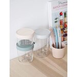 2 pots de conservation en verre Airy Green 150 ml + Light Mist 250 ml