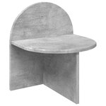 vidaXL Table de chevet 2 Pièces Gris béton 40 x 35 5 x 45 5 cm