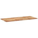 vidaXL Dessus de table rectangulaire 140x60x2 cm bois massif d'acacia