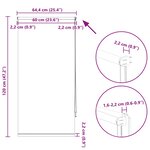 Store enrouleur occultant bleu 60 x 120 cm