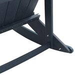vidaXL Chaise Adirondack à bascule Bleu marine 73.5 x 92 x 90 cm