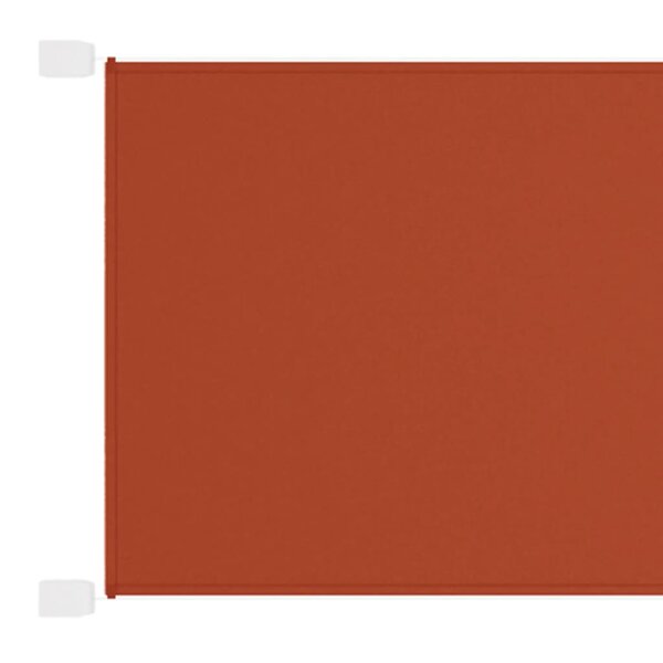 vidaXL Auvent vertical Terre cuite 140x420 cm Tissu oxford