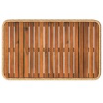 vidaXL Ensemble de salle à manger pour jardin 3 Pièces Nature et Blanc