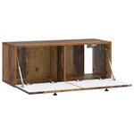 vidaXL Meuble TV mural Bois ancien 78 5 x 31 x 30 cm Bois d'ingénierie