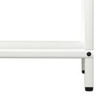 vidaXL Portant de bois chauffage blanc 60x25x60 cm