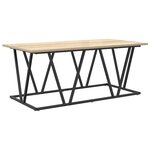 vidaXL Table basse Chêne sonoma 100 x 50 x 40 cm