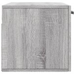 vidaXL Armoire murale sonoma gris 80x36 5x35 cm bois d'ingénierie