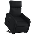 vidaXL Fauteuil inclinable électrique noir similicuir