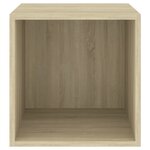 vidaXL Armoire murale Chêne Sonoma 37x37x37 cm Bois d’ingénierie