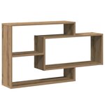 vidaXL Étagère murale chêne artisanal 104x20x58 5 cm bois d'ingénierie
