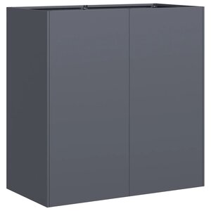 vidaXL Jardinière anthracite 80x40x80 cm acier laminé à froid