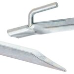 vidaXL Piquets de tente 24Pièces en forme de V 25cm Ø20mm acier galvanisé