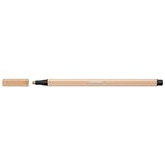 Stylo feutre pen 68  rose nude x 10 stabilo