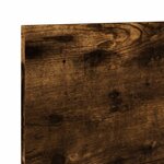 vidaXL Armoire murale 100x16 5x30 cm chêne fumé bois d'ingénierie
