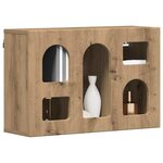 vidaXL Armoire suspendue avec étagère Chêne artisanal 60 x 20 x 40 cm