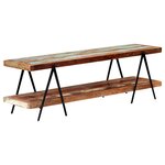 vidaXL Meuble TV 160x40x50 cm Bois de récupération massif
