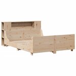 vidaXL Cadre de lit sans matelas 160x200 cm bois massif de pin