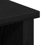 vidaXL Meuble TV Chêne noir 100 x 35 x 45 cm Bois d'ingénierie