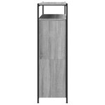 vidaXL Armoire à chaussures 4 tiroirs rabattables sonoma gris