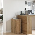 Armoire de pharmacie vidaXL en chêne fait main 20x45 5x60 cm en bois d'ingénierie