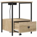 vidaXL Cabinet de chevet 2 Pièces Chêne Sonoma 42 x 41 x 56 cm