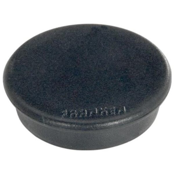 Lot de 10 aimants extra fort 38 mm H 12 mm anti-rayure Noir FRANKEN