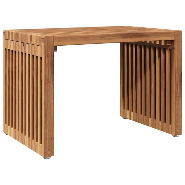 vidaXL Table d'appoint de jardin Marron 50 x 32.5 x 35 cm