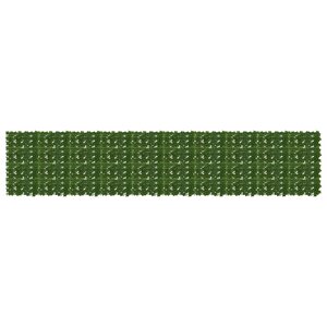 vidaXL Écran de balcon avec feuilles Vert 500 x 100 cm