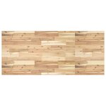 vidaXL Étagère de vasque murale acier et bois massif d'acacia