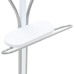 vidaXL Valet de chambre 45 x 35 x 107 cm Blanc