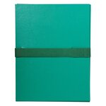 Chemise Dos Extensible Balacron Et Sangle Scratch. - Vert - X 10 - Exacompta