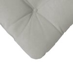 vidaXL Coussins de siège 4 Pièces Gris clair 40 x 40 cm