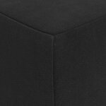 vidaXL Canapé-lit pliable 90 x 63 x 45 cm Noir