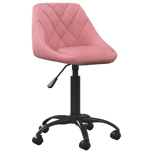 vidaXL Chaise à manger Rose Velours
